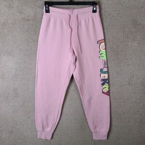 Tom And Jerry Pants Womens XS Pink Jogger Sweatpants Cartoon Cotton‎ Blend